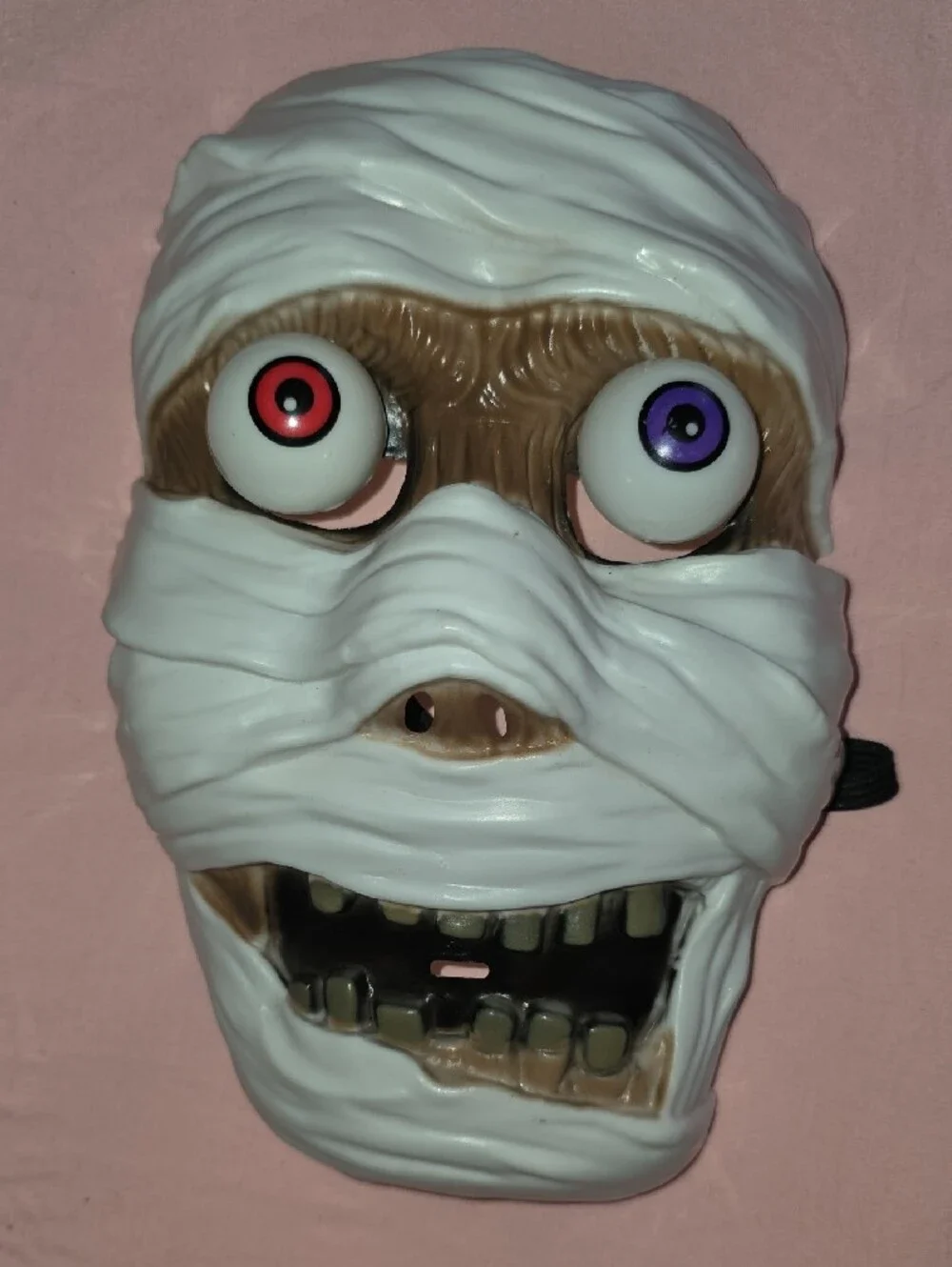 Kids Halloween Mummy & Frankenstein Costume Masks - White & Blue